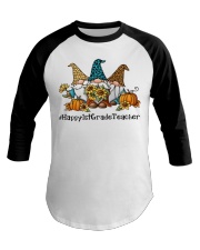 1st Grade Teacher Baseball Tee tile