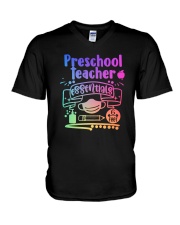 Preschool Teacher V-Neck T-Shirt tile