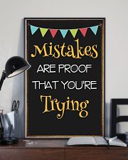 Mistakes are proof that youre trying 11x17 Poster lifestyle-poster-2