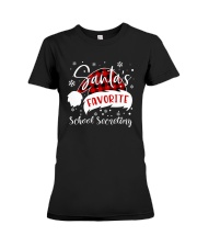 School Secretary Premium Fit Ladies Tee tile