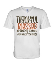 Dean of students V-Neck T-Shirt tile