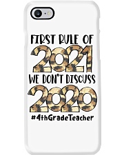 4th Grade Teacher Phone Case tile