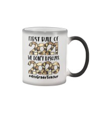 4th Grade Teacher Color Changing Mug tile