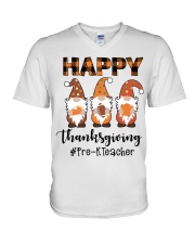 Pre-K Teacher V-Neck T-Shirt tile