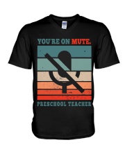 Preschool Teacher V-Neck T-Shirt tile