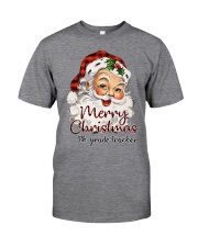 4th Grade Teacher - Christmas Classic T-Shirt front