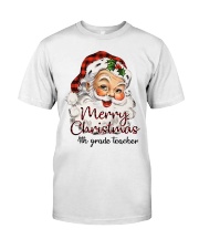 4th Grade Teacher - Christmas Classic T-Shirt tile