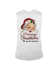 4th Grade Teacher - Christmas Sleeveless Tee tile