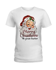 4th Grade Teacher - Christmas Ladies T-Shirt tile