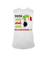 Daycare Teacher Christmas Sleeveless Tee tile