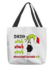 Daycare Teacher Christmas All-Over Tote tile