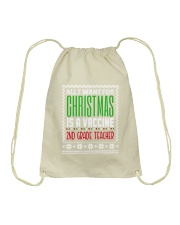 2nd Grade Teacher - Christmas Drawstring Bag tile
