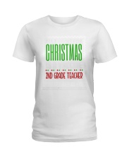 2nd Grade Teacher - Christmas Ladies T-Shirt tile