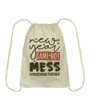 Preschool Teacher Drawstring Bag tile