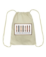You Are Welcome Here Drawstring Bag thumbnail