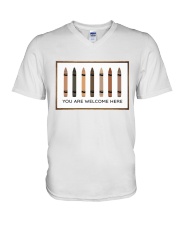You Are Welcome Here V-Neck T-Shirt thumbnail