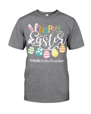Middle School Teacher Classic T-Shirt front