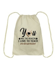 3rd Grade Teacher Drawstring Bag tile