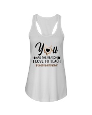 3rd Grade Teacher Ladies Flowy Tank tile