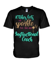 Instructional Coach V-Neck T-Shirt tile