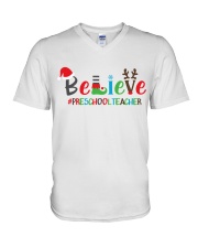 Preschool Teacher V-Neck T-Shirt tile