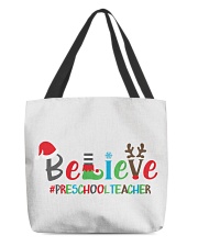 Preschool Teacher All-Over Tote tile