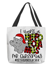 1st Grade Teacher All-Over Tote tile