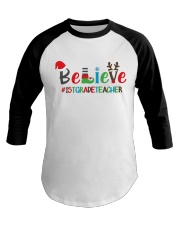 1st Grade Teacher Baseball Tee tile