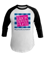 School Counselor Baseball Tee tile