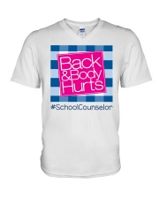 School Counselor V-Neck T-Shirt tile