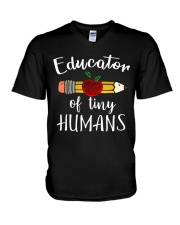 Educator V-Neck T-Shirt tile