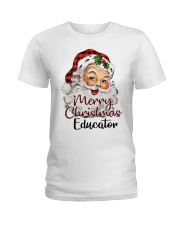 Educator - Christmas Ladies T-Shirt tile