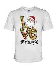 Principal - Christmas V-Neck T-Shirt tile
