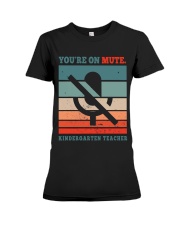 Kindergarten Teacher Premium Fit Ladies Tee tile