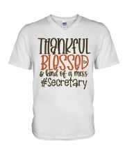 Secretary V-Neck T-Shirt tile