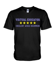 Educator V-Neck T-Shirt tile