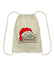 School Counselor Drawstring Bag tile