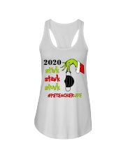 PE Teacher - Christmas Ladies Flowy Tank tile