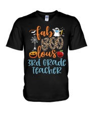 3rd Grade Teacher V-Neck T-Shirt tile