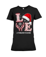 4th Grade Teacher Premium Fit Ladies Tee tile