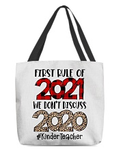 Kindergarten Teacher All-Over Tote tile
