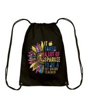 1st Grade Teacher Drawstring Bag tile