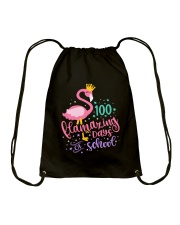 100 days of school 10 Drawstring Bag tile