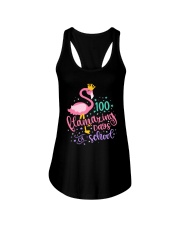100 days of school 10 Ladies Flowy Tank tile