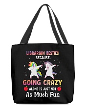 Librarian All-Over Tote tile