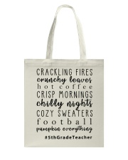 5th Grade Teacher Tote Bag tile
