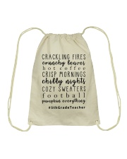 5th Grade Teacher Drawstring Bag tile