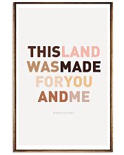 This land is made for you and me 11x17 Poster front