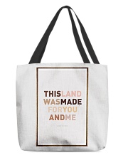 This land is made for you and me All-Over Tote tile