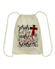 Jesus is the reason for the season Drawstring Bag tile